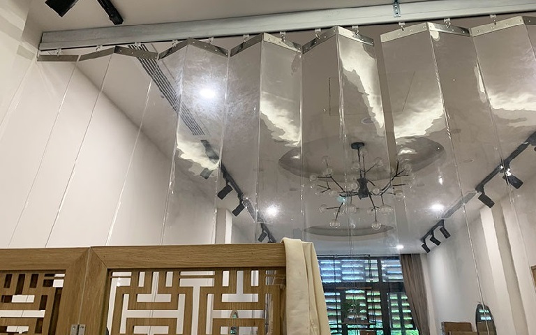 Rèm Nhựa PVC Kéo Xếp Gấp Gọn Maliaz | Giải Pháp Tối Ưu Không Gian